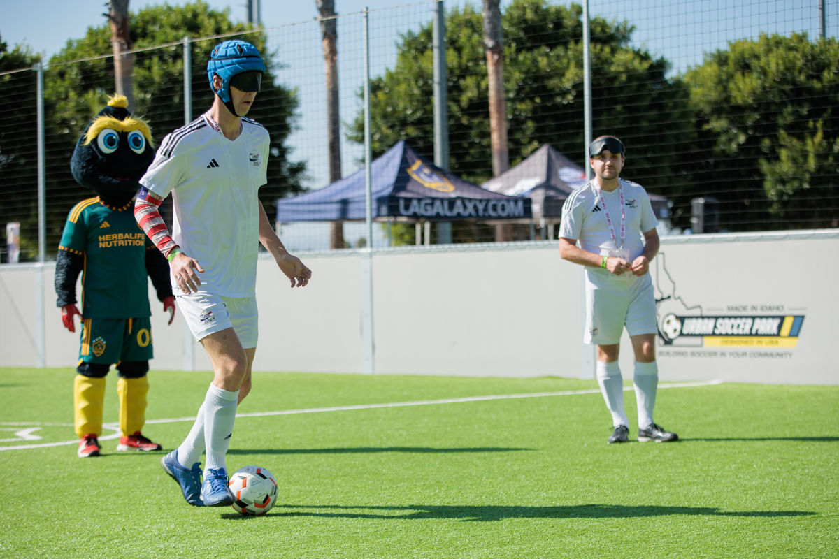 LA Galaxy Host USA Blind Soccer Men’s National Team’s Debut in Southern California