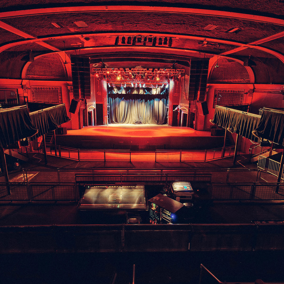 Interior image of empty Ogden Theatre