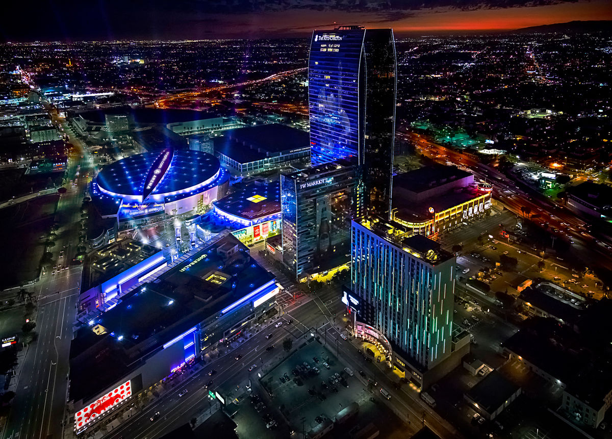Crypto.com Arena LED lighting