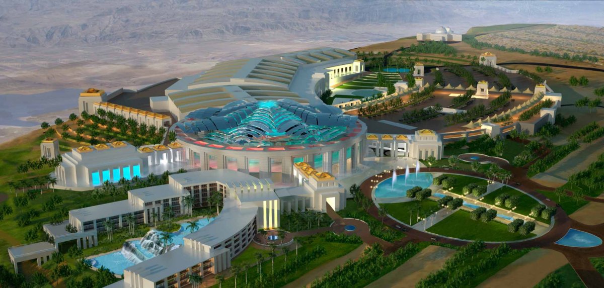 Aerial image of Oman Convention & Exhibition Centre