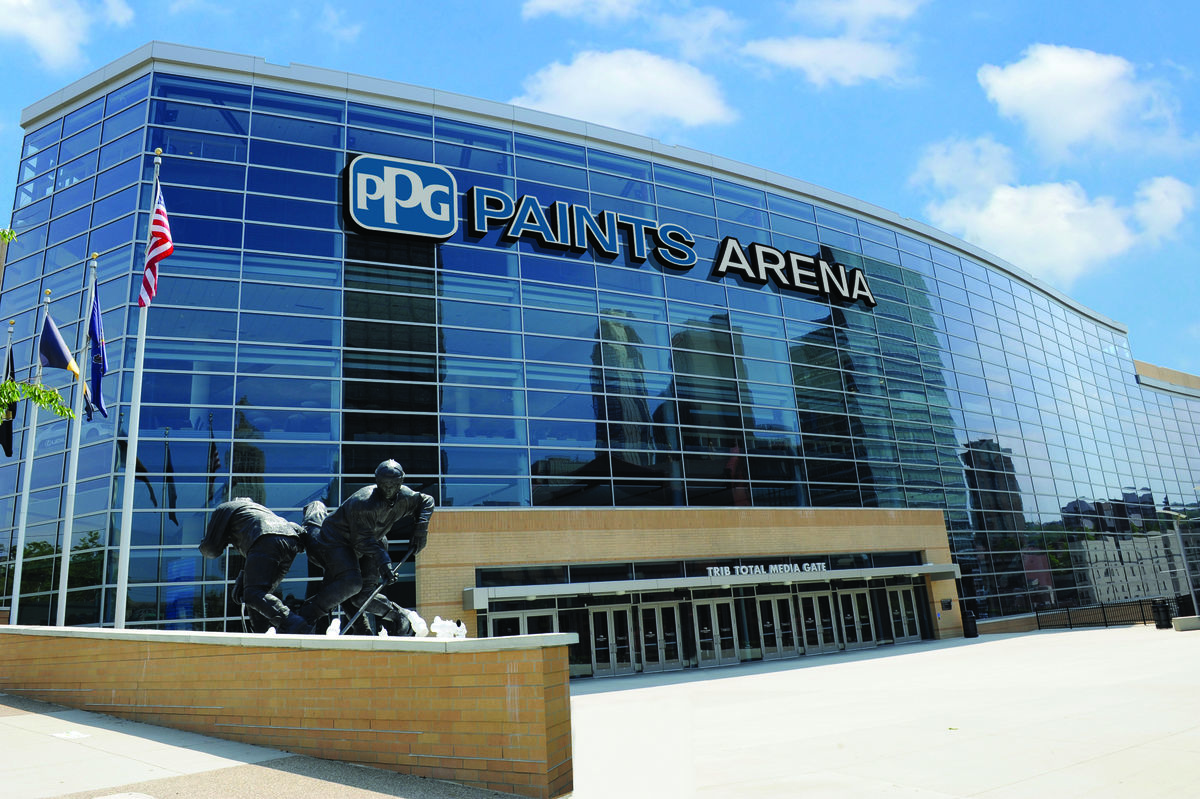 PPG Paints Arena Gets New Exterior Signage, Including Color-Changing Light  Concept