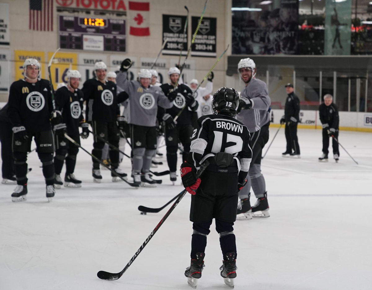 la kings warm up jersey