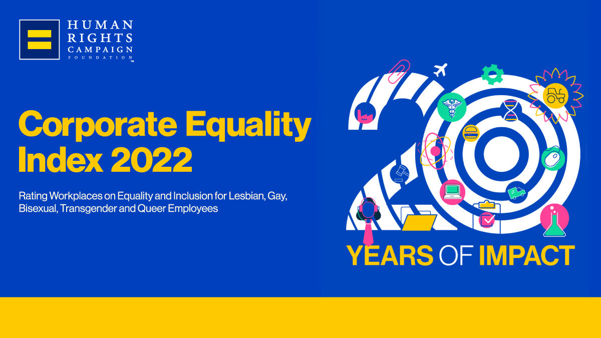 AEG earns perfect score of 100 on the Human Rights Campaign Foundation's 20th annual scorecard on LGBTQ+ workplace equality.