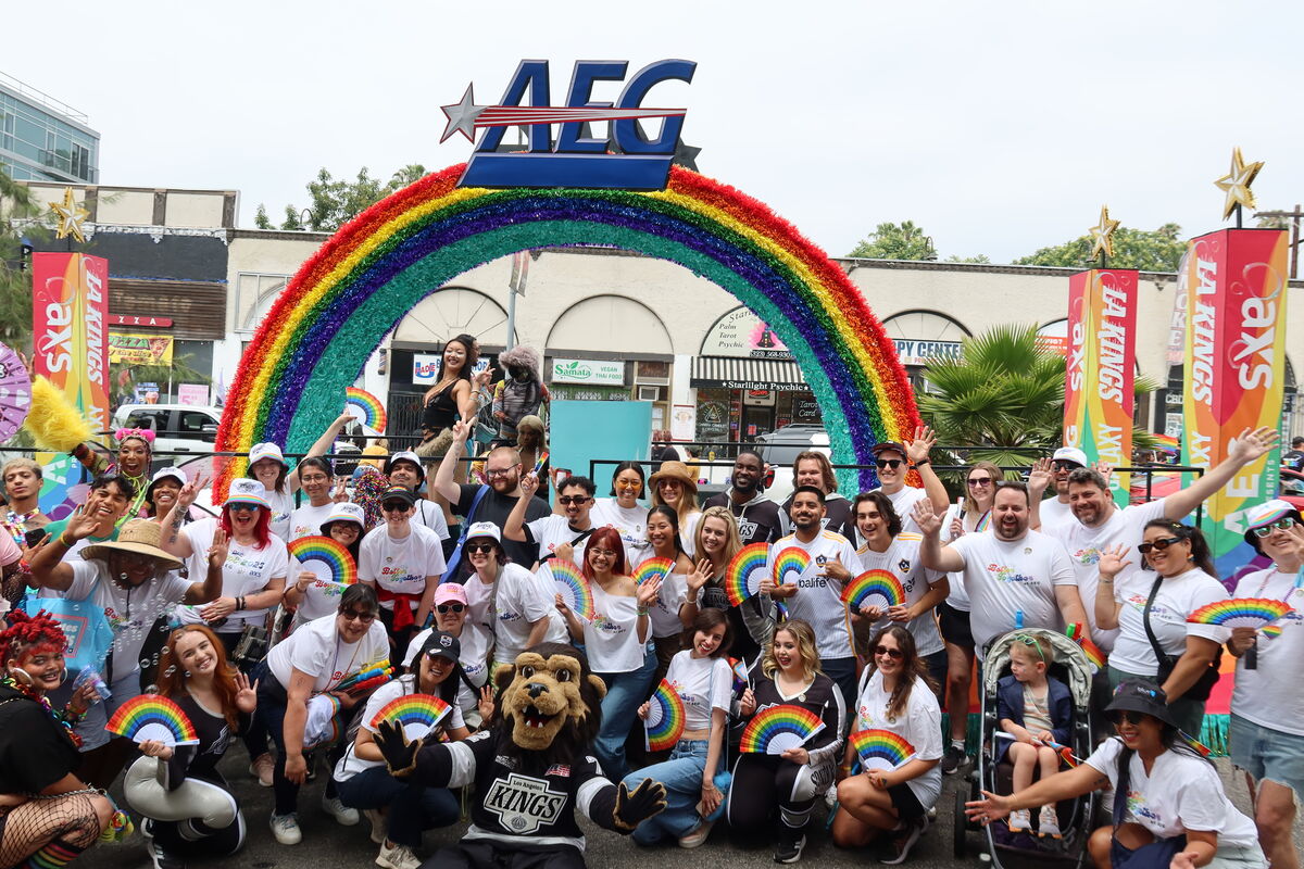 AEG Celebrates the LGBTQIA + Community at the 2025 LA Pride Parade