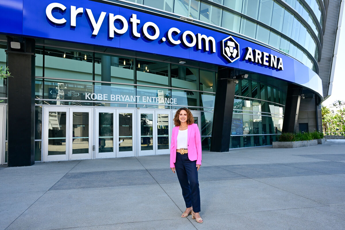 Katie Pandolfo was named the new General Manager of Crypto.com Arena in Los Angeles Katie Pandolfo was named the new General Manager of Crypto.com Arena in Los Angeles