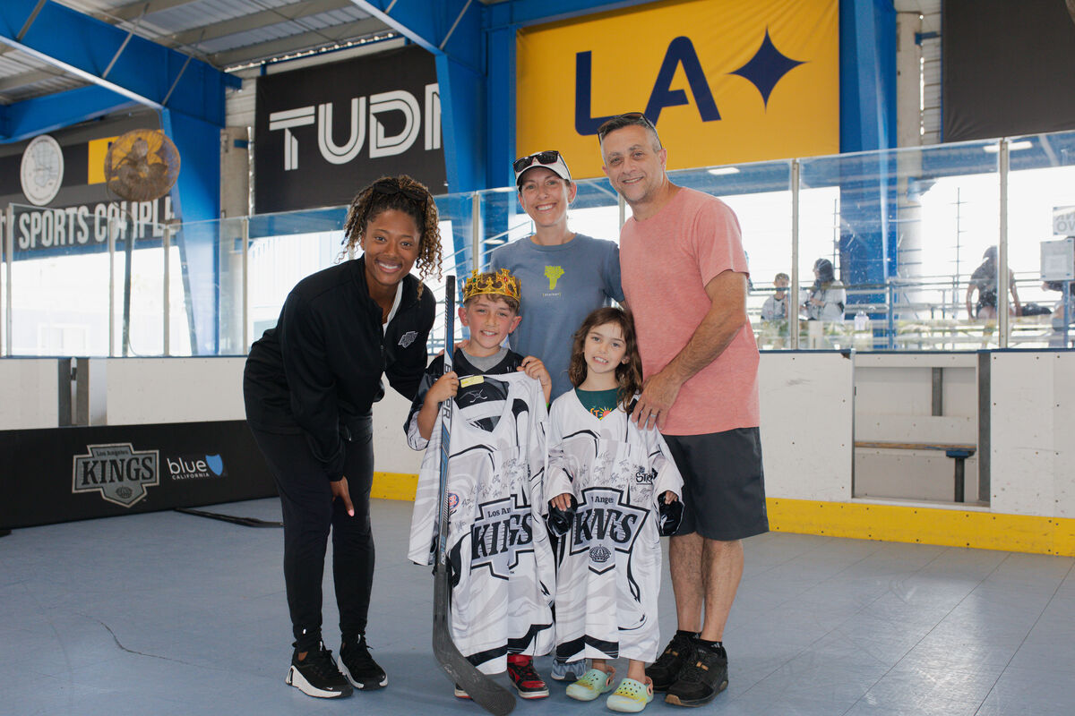 LA Kings STREET Ball Hockey Jamboree Brings Over 100 Youth Together Through Accessible Sport 
