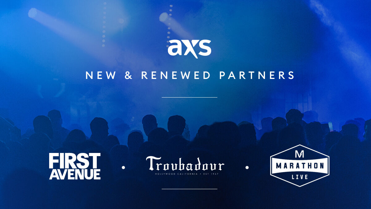 AXS Deepens Commitment to Independent Venues with New and Renewed Partnerships