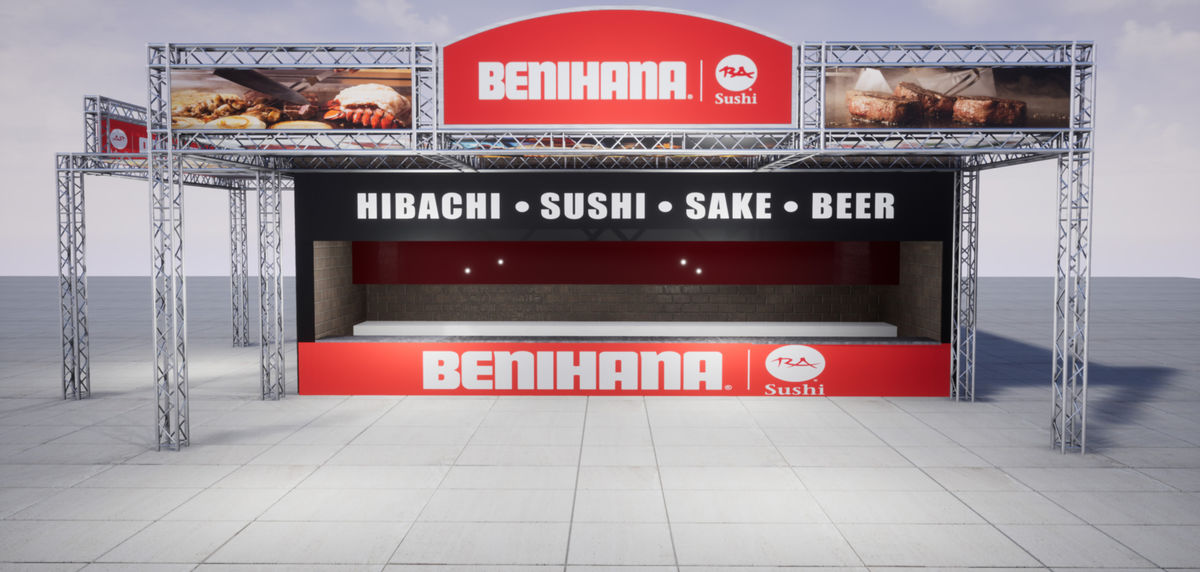 Benihana partners with AEG to bring world-class culinary experiences to fans at Dignity Health Sports Park and Sprint Center. (P