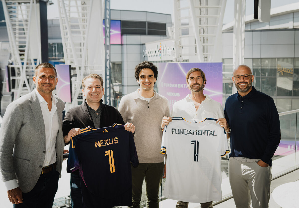 (Photographed from left to right are: Tom Braun - President and Chief Operating Officer, LA Galaxy, Gregg Delman - Head of Commu
