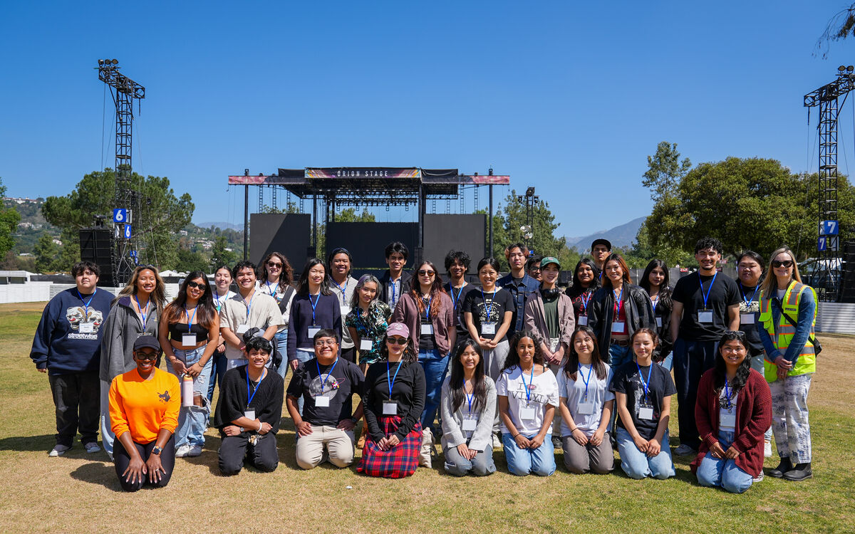 AEG and Goldenvoice Host High-School and College Students for an Inside Look at the Making of a Music Festival