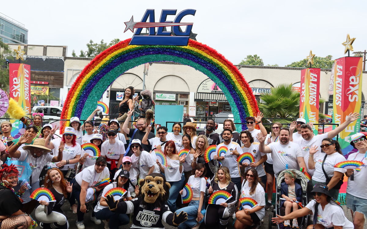 AEG Celebrates the LGBTQIA + Community at the 2025 LA Pride Parade