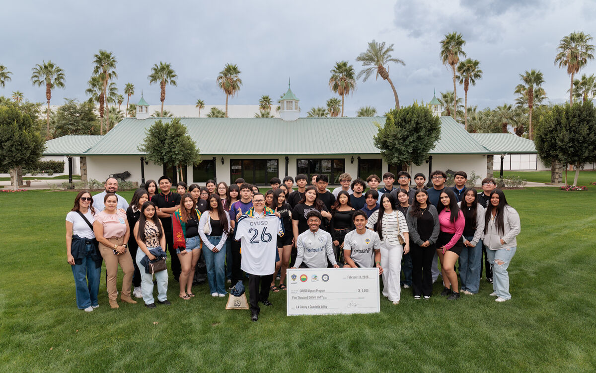 LA Galaxy Engages Students Through Multi-Day Community Experience at Coachella Valley Invitational
