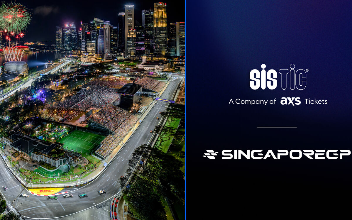 SISTIC, a Company of AXS Tickets, Appointed Official Ticketing Partner of the Formula 1 Singapore Grand Prix