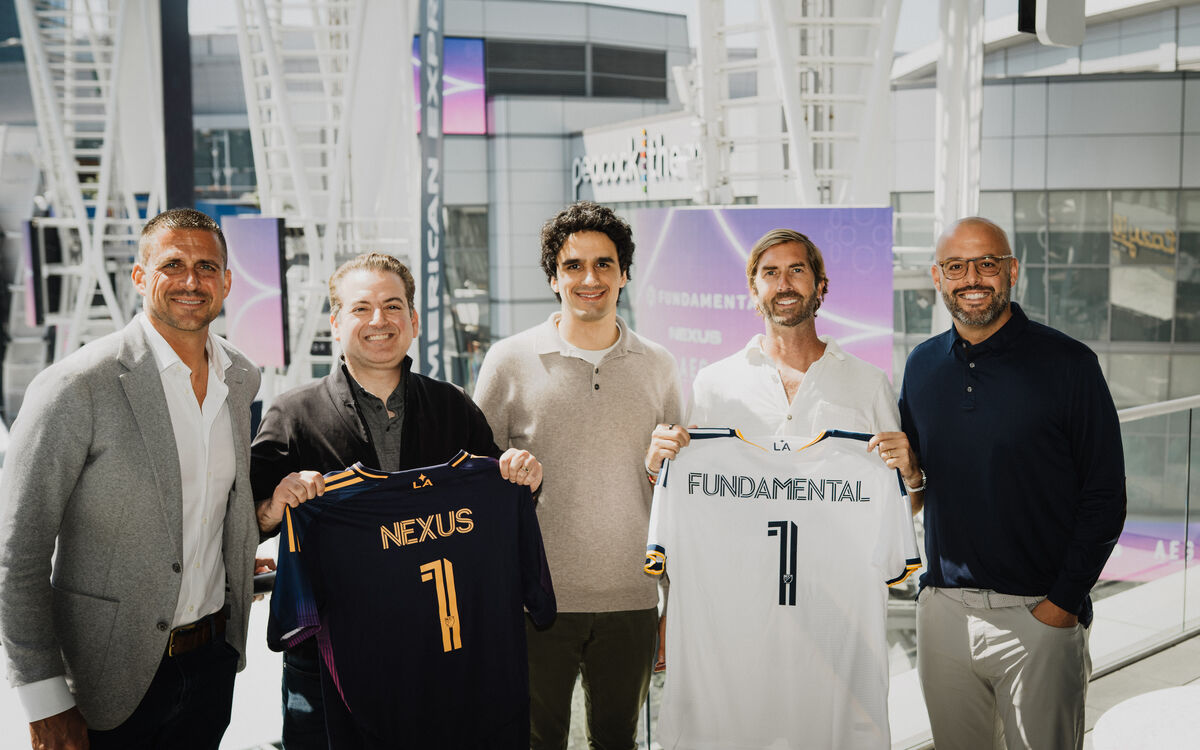 (Photographed from left to right are: Tom Braun - President and Chief Operating Officer, LA Galaxy, Gregg Delman - Head of Commu