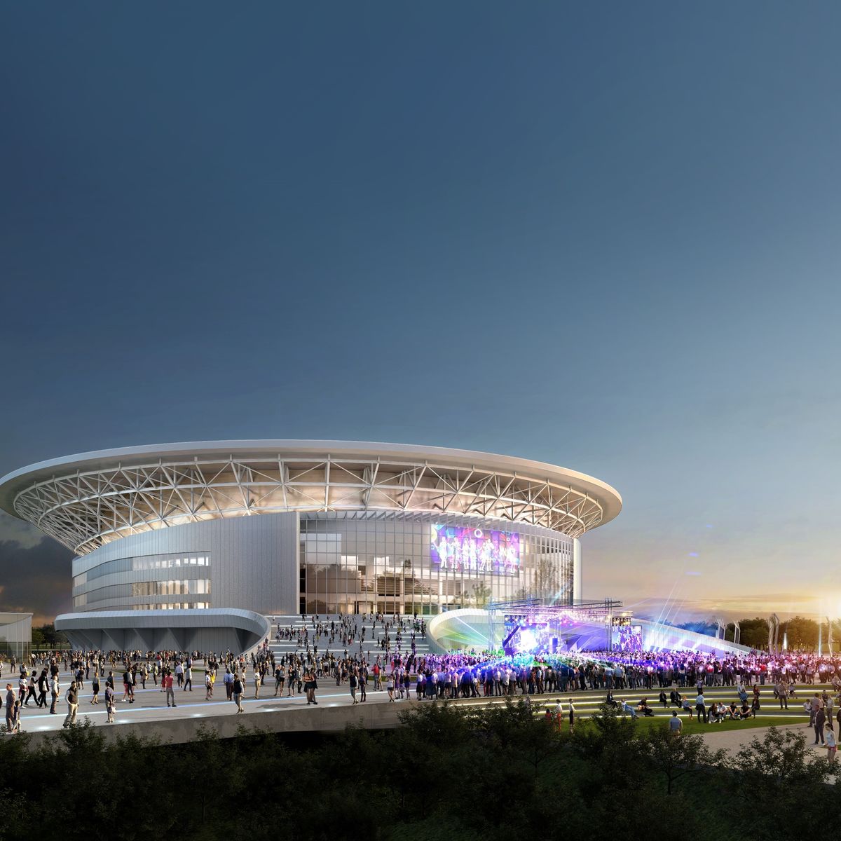 CJ LiveCity Arena render