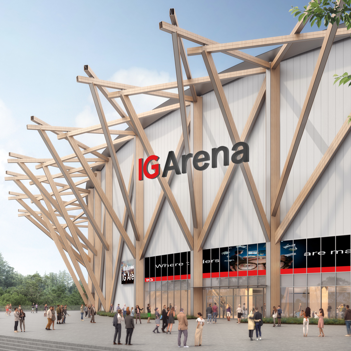 A new 17,000-seat venue for sports and live entertainment currently under construction in Nagoya, Japan is set to open in 2025 will be called IG Arena